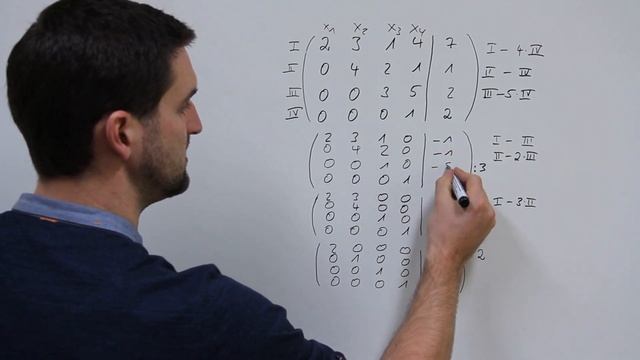 Gauß-Jordan-Algorithmus, lineares Gleichungssystem lösen | Mathe by Daniel Jung смотреть онлайн
