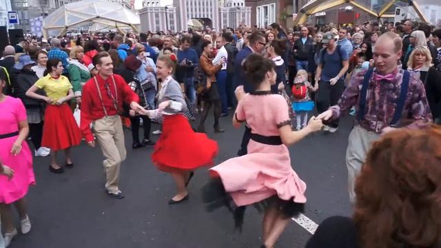 Стиляги на Тверской. День Города. Москва, 10/09/2016