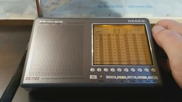DEGEN DE1103 DSP. FM мanual scanning смотреть онлайн