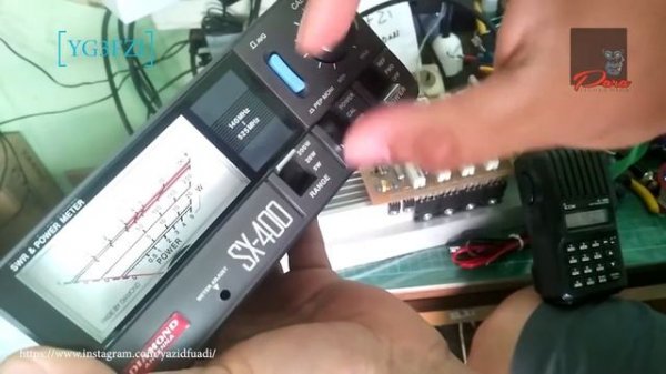 Diamond SX-400 SWR/Watt meter Demonstration #swr #diamond #antenna #radio #frekuensi #meter #yg3fzi