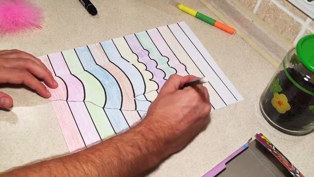3D рисунок (оптическая иллюзия) DIY 3D Image (Optical Illusion) смотреть онлайн