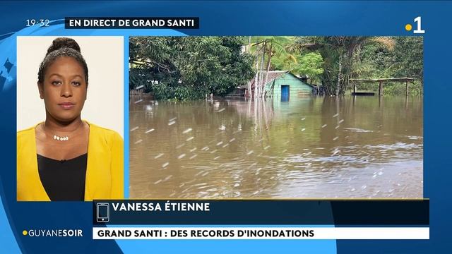 Grand-Santi : des records d'inondations смотреть онлайн