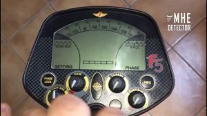 FISHER F5  METAL DETECTOR TUTORIAL - Video Manuale