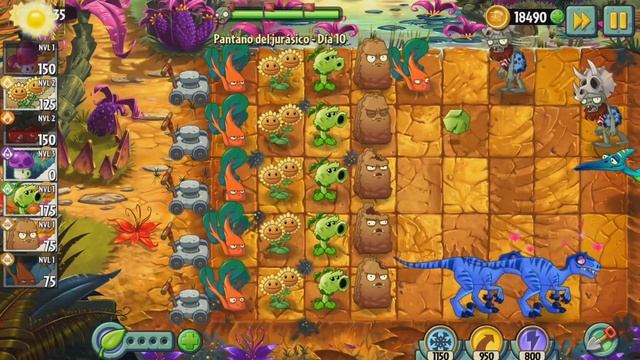 ★Horda de Pterodactilos!!! | Plants VS Zombies 2 | Español | Pantano del Jurásico | Parte 60 смотреть онлайн