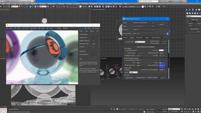 Depth of Field in Corona & 3D Max - Tutorial. How to Use. | Learning videos | Education & training смотреть онлайн