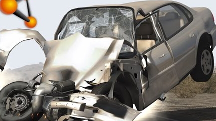 BeamNG.Drive Mod - Ibishu Pessima (Crash test) смотреть онлайн