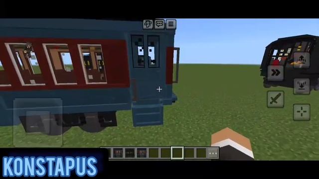 🚂ОБЗОР МОДА НА ПОЛЯРНЫЙ ЭКСПРЕСС В МАЙНКРАФТЕ! | Konstapus Minecraft