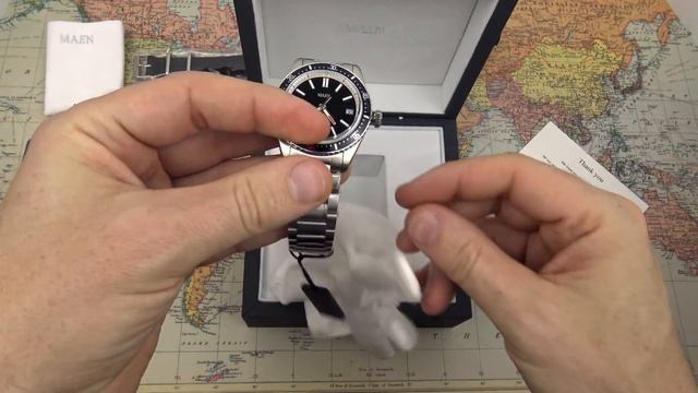 Maen Hudson Dive Watch Arrived! Full Unboxing смотреть онлайн