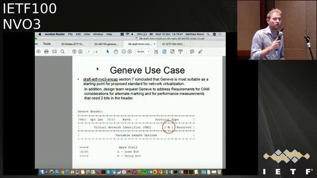 IETF100-NVO3-20171115-1330 смотреть онлайн