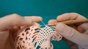 Салфетка крючком./ Овальная Салфетка 74 на 42 сантиметров Четвёртаячасть.Крючок для начинающих