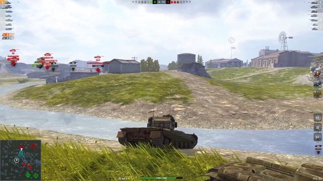 World of Tanks Blitz 7.6 Chimera Falls Creek 5499dmg 5kills Mastery carry смотреть онлайн