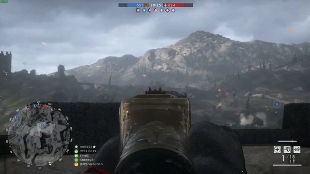 Battlefield 1 Martini Henry Long Range Headshot смотреть онлайн