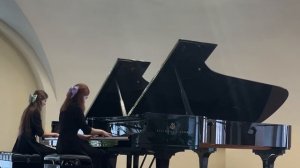 К. Сен-Санс «Пляска Смерти» для двух фортепиано. Saint-Saëns. «Danse Macabre” for 2 pianos