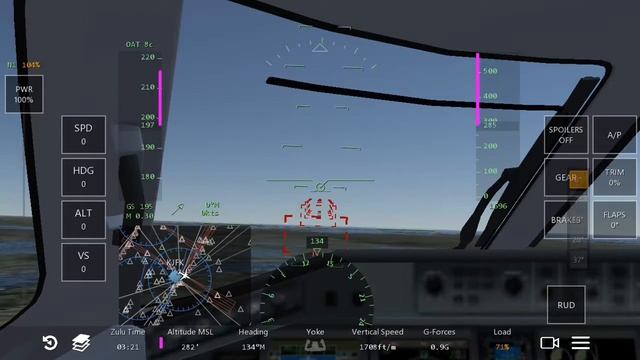 Взлет Embraer ERJ-175 смотреть онлайн