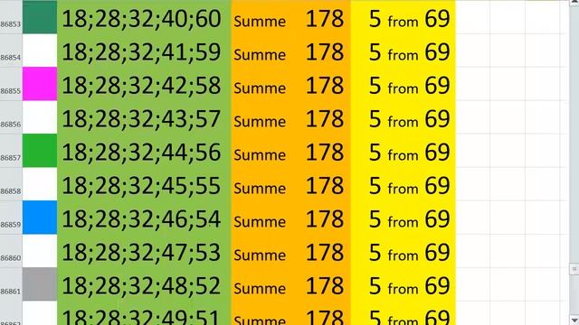 lotto combinations Powerball Jackpot 5x69 Summa 178 video 76 смотреть онлайн