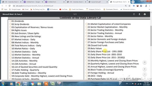 How to buy data library CD in Colombo share market смотреть онлайн