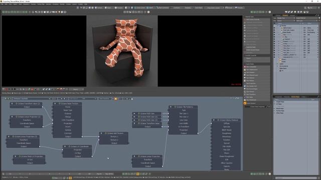 Modo _ Octane Render_ Texture Offset with No UVs смотреть онлайн