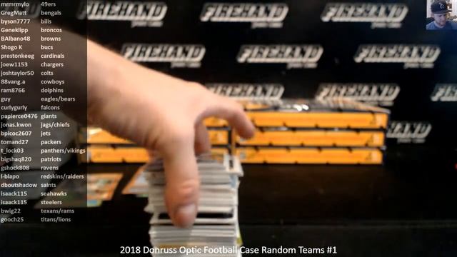 2018 Donruss Optic Football Case Random Teams #1 ~ 12/20/18 смотреть онлайн