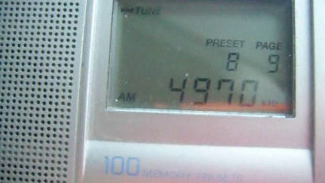 4970 kHz AIR Shillong (Mawgrong, Meghalaya, IND)12.06.2018