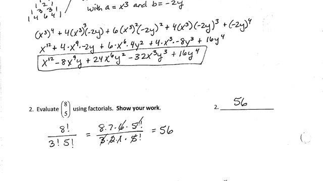 Practice Quiz #2 Binomial Thm Questions 1 - 3 смотреть онлайн