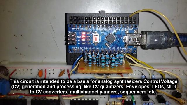 Wheatstone bridge, Arduino R2R DAC, 4051 CV Demultiplexer, Sample & Hold смотреть онлайн