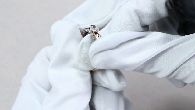 Золотое кольцо AQUAMARINE с фианитом и Swarovski 66554А смотреть онлайн