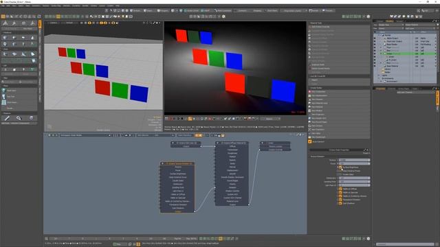 Modo _ Octane Render_ Render Flat Materials with No Shading смотреть онлайн