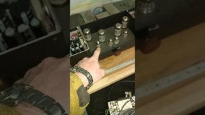 Ламповый мостовой двухтактный усилитель звука на автотрансформаторах, акустические щиты.