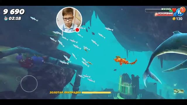 Экзотические акулы в игре "Hungry Shark". смотреть онлайн