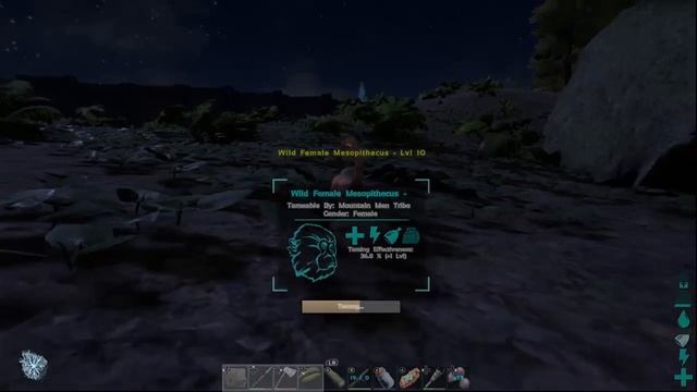 Ark: Survival Evolved (Xbox One) - Taming a Mesopithecus (monkey) смотреть онлайн