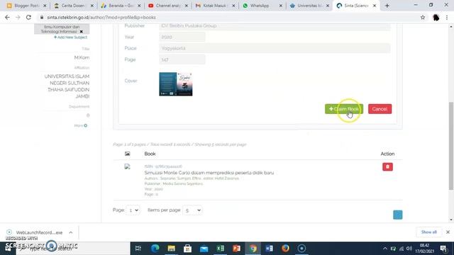 Tutorial Cara Mudah Memasukkan Buku ber-ISBN Ke Daftar Books Pada Akun Sinta смотреть онлайн