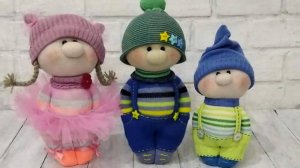 Как cделать куклу из носков - игрушки