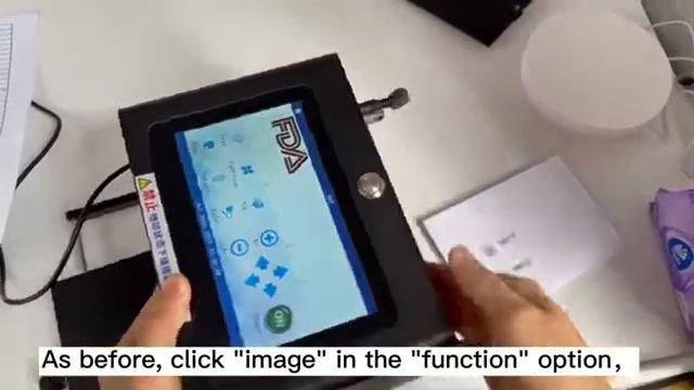 06 OH1/OH2 Static inkjet printer How to insert and print image смотреть онлайн