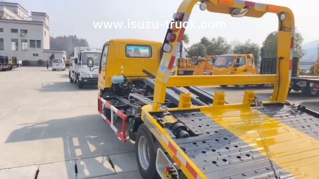 isuzu 4×2 Half sit recovery towing truck vehicle смотреть онлайн