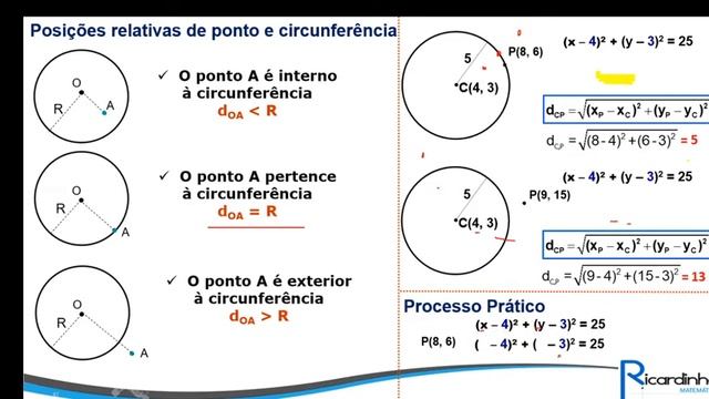 Geometria Analítica Aula 07 Circunferência II смотреть онлайн
