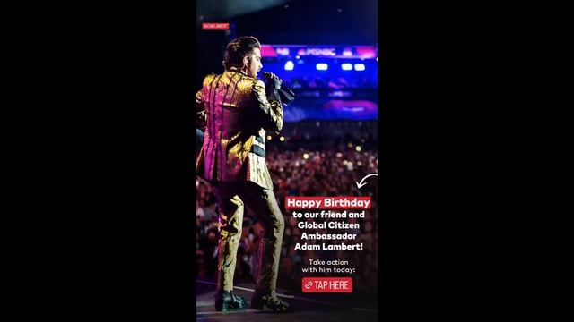 Adam Lambert's friends wishing him Happy Birthday!, January 29 смотреть онлайн