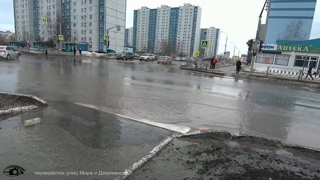 Нижневартовские перекрёстки 2022. ул. Мира - Дзержинского смотреть онлайн