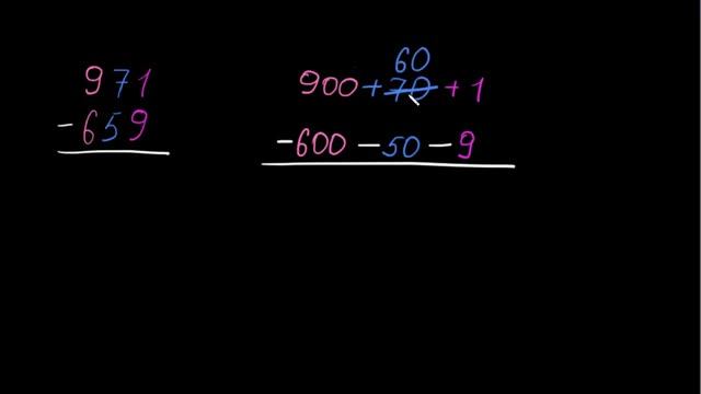 3 орундуу сандарды кемитүү (разряддар) | Көп орундуу сандарды кемитүү | Арифметика | Хан Академия смотреть онлайн