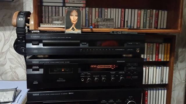 YAMAHA KX-393 подсветка компакт-кассета. смотреть онлайн