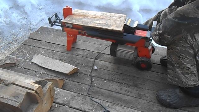 Дровокол гидравлический Brait BLS 525 не особо удачный обзор. смотреть онлайн