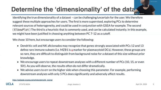 STATS M254 - Statistical Methods in Computational Biology (Spring 2024) - Lecture 8 (# of PCs; GLM) смотреть онлайн