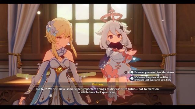 Hidden Strife - Diluc's Event: Full Quest | Genshin Impact: Lumine Version смотреть онлайн