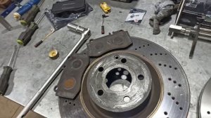 w212 замена передних тормозов, мысли вслух.....