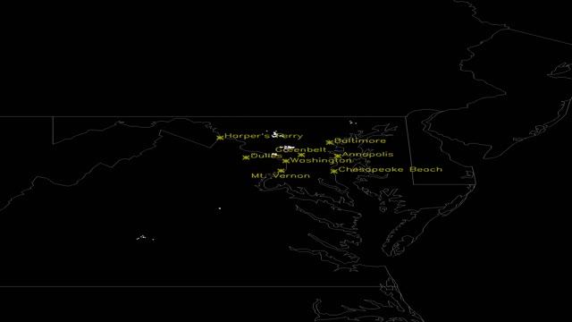 Washintgon DC Thunderstorm on 06/19/2017 Lightning Map смотреть онлайн