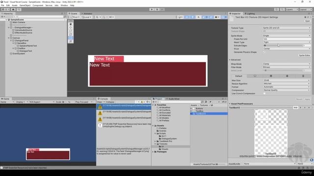 Master Visual Novel Game Creation in Unity For Beginners смотреть онлайн