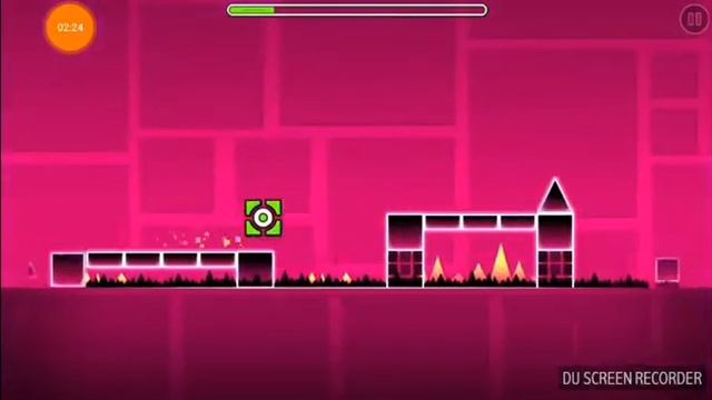 Моё первое видео Geometry dash 1 -2 уровни смотреть онлайн