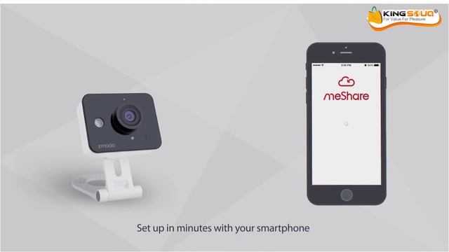 ZMODO Mini 720P HD WiFi Home Security IP Camera смотреть онлайн