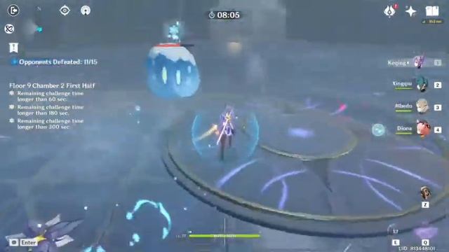 GENSHIN IMPACT | New Spiral Abyss Floor 9 - 9 star | Albedo SUPPORT смотреть онлайн