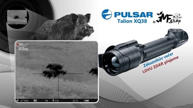 Pulsar Talion XQ38 - Lov divočáka - Hunting wildboar смотреть онлайн