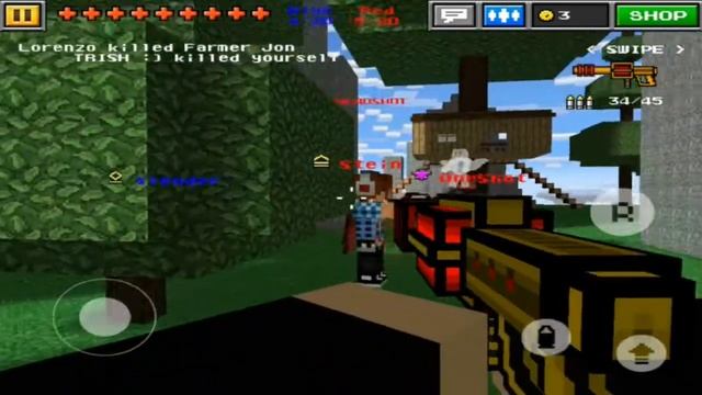 Lets Play Pixel Gun 3D - Part 9 - GOLDEN LASER CANNON! смотреть онлайн